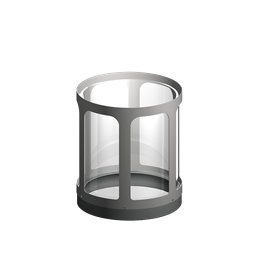 Support avec vitre standard pour barbecue à pellets Haussler