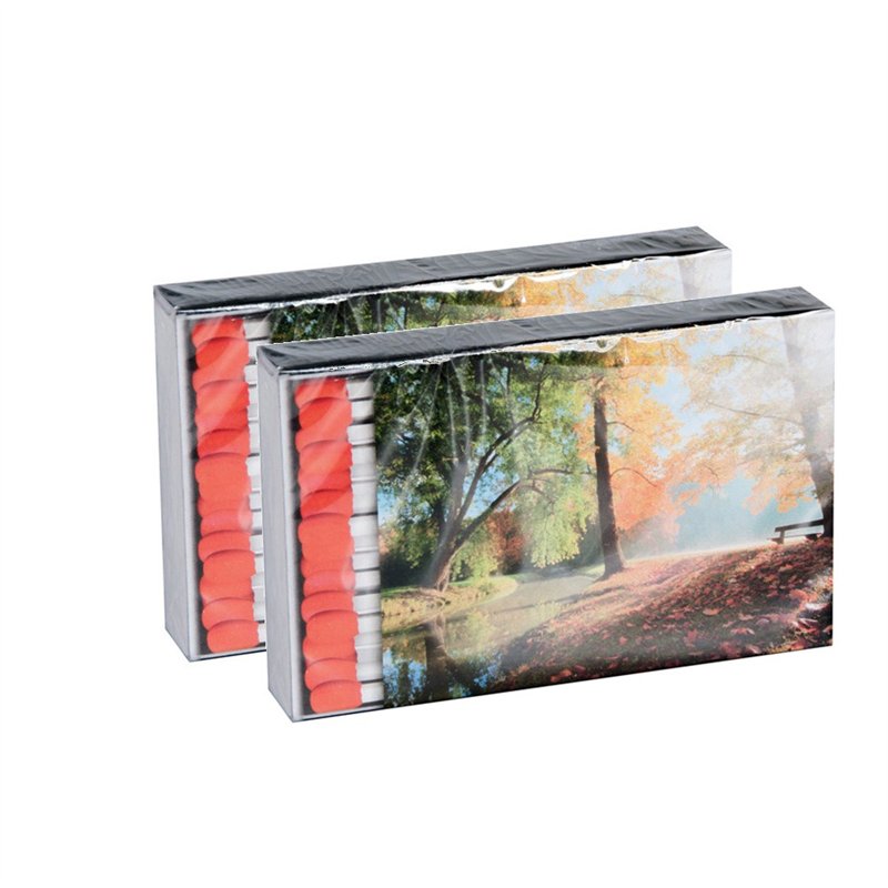 Lot de 2 boîtes de 45 allumettes - longueur 10 cm Lot de 2 boîtes de 45 allumettes - longueur 10 cm