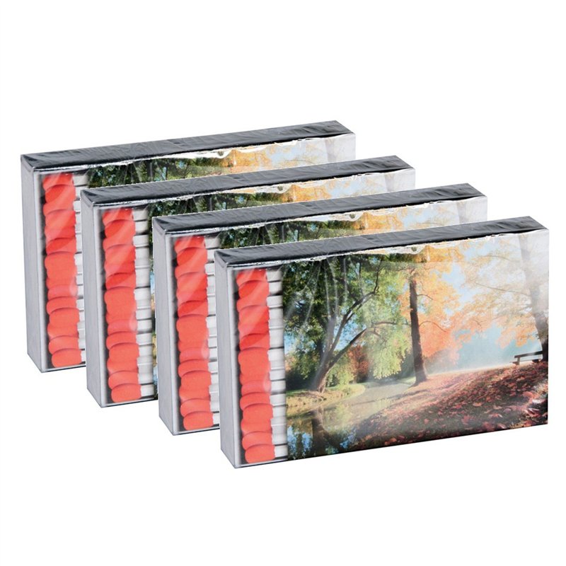 Lot de 4 boîtes de 45 allumettes - longueur 10 cm Lot de 4 boîtes de 45 allumettes - longueur 10 cm