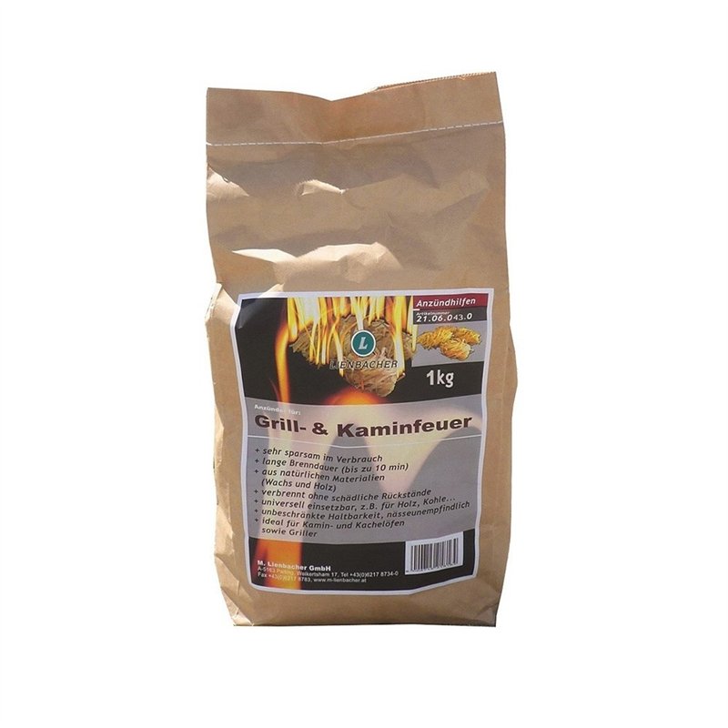 Sac d'allumes feux bio -1kgs env 80 Sac d'allumes feux bio -1kgs env 80