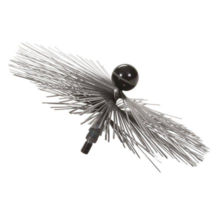 Brosse Ø  18 cm inox Souple, 2 couches