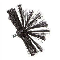 Brosse en nylon  Ø 25 cm, avec filetage M 10