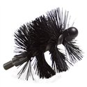 Brosse Nylon Ø 8 cm Souple, 2 couches, résistant à 50 °C
