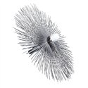 Brosse Ø 15 cm acier plat Souple, 2 couches