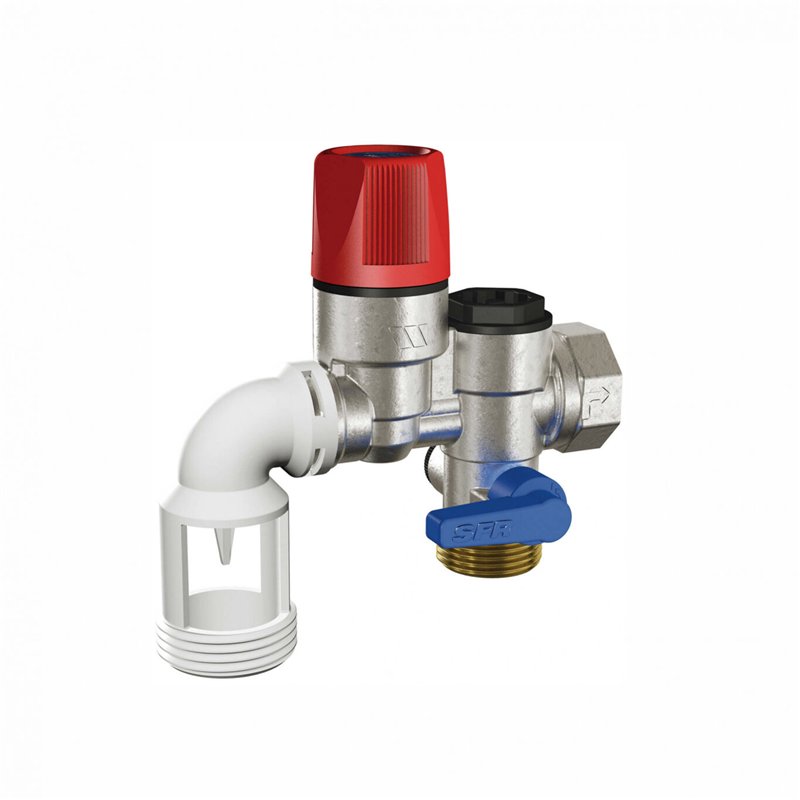 Groupe de sécurité coudé SFR® 3/4 inox