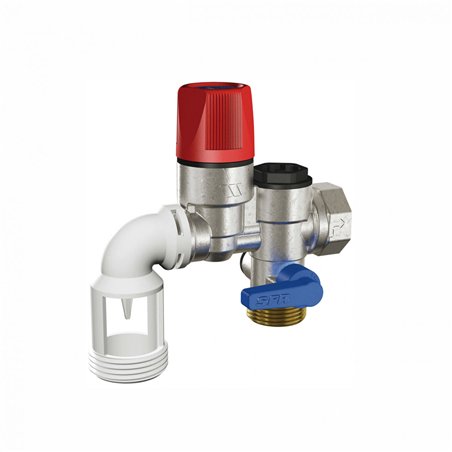Groupe de sécurité coudé SFR® 3/4 inox