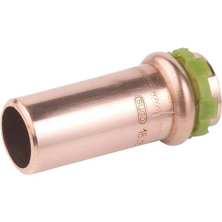 Raccord cuivre contour V FM 15x14 mm à sertir
