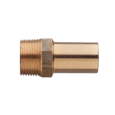 Manchon bronze M Ø 1/2x15 à sertir - filetage R