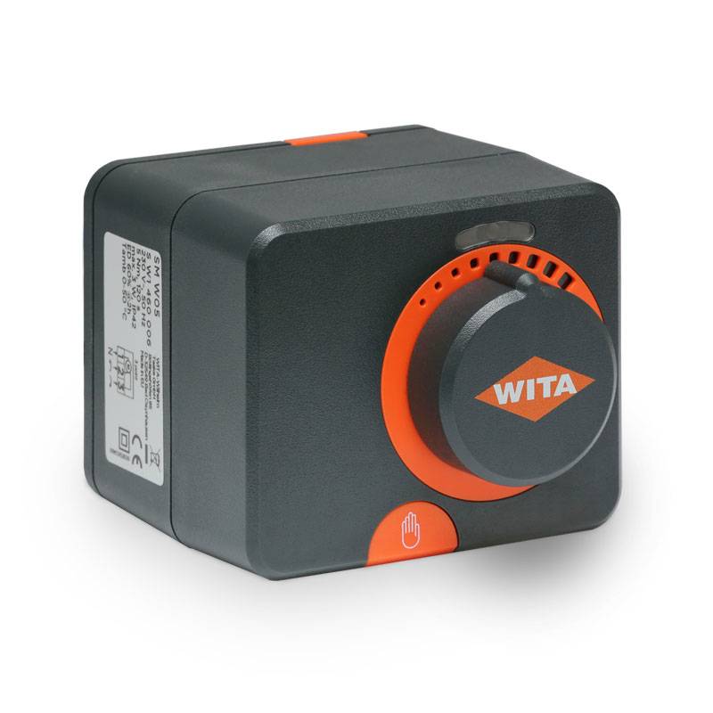 Servomoteur SM W05 pour vanne mélangeuse avec système de montage 5 Nm