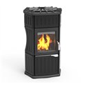 Poêle à bois Lincar Monella 184 Céramique noir
