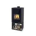 Poêle à bois Skü Värme Deluxe PENTAI noir