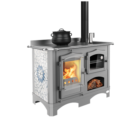 Cuisinière à bois Lincar Duchessa Mosaico Marble 03 - A042