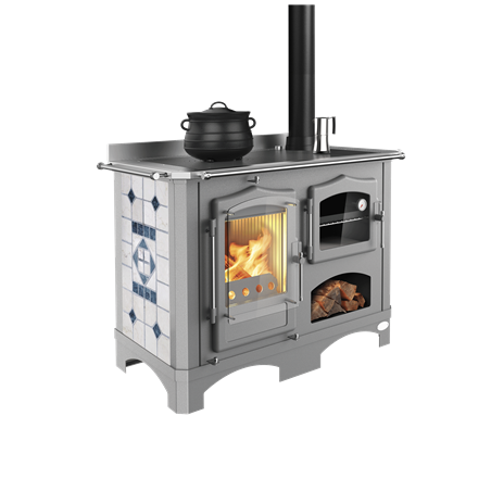 Cuisinière à bois Lincar Duchessa Mosaico Marble 02 - A041