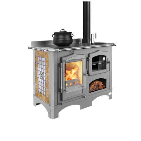 Cuisinière à bois Lincar Duchessa Mosaico Marble 01 - A040