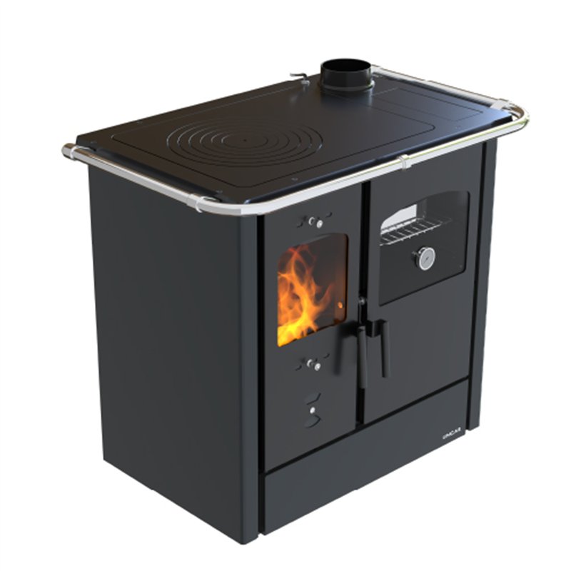 Cuisinière à bois Lincar Nada 140A noir