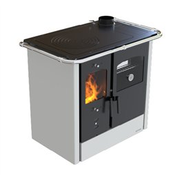 Cuisinière à bois Lincar Nada 140A blanc