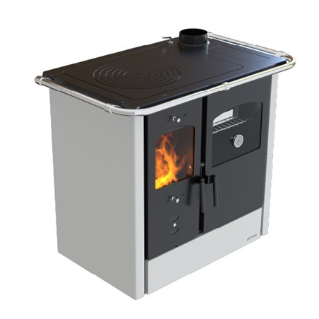 Cuisinière à bois Lincar Nada 140A blanc