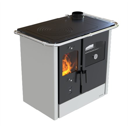 Cuisinière à bois Lincar Nada 140A blanc