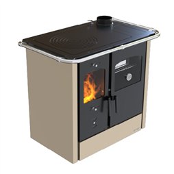 Cuisinière à bois Lincar Nada 140A cappuccino