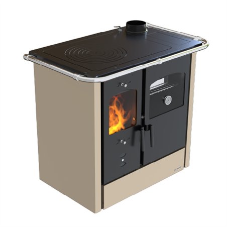 Cuisinière à bois Lincar Nada 140A cappuccino