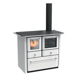 Cuisinière à bois Lincar Gaia 149A V blanc