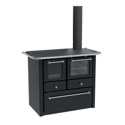 Cuisinière à bois Lincar Gaia 149A V  noir