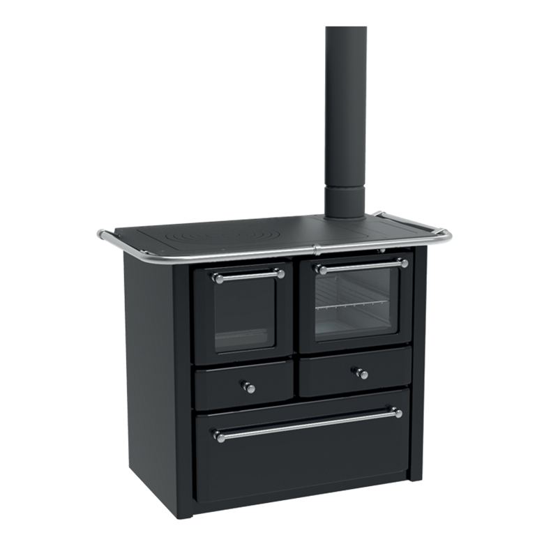 Cuisinière à bois Lincar Gaia 149A V  noir
