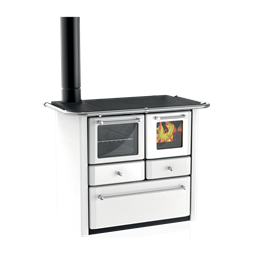 Cuisinière à bois Lincar Gaia 149A V SX blanc
