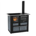 Cuisinière à bois Lincar Gaia 149A VL pierre ollaire avec four - Flamme visible