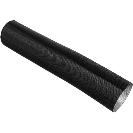 Gaine aluminium extensible noire - Ø 50 mm