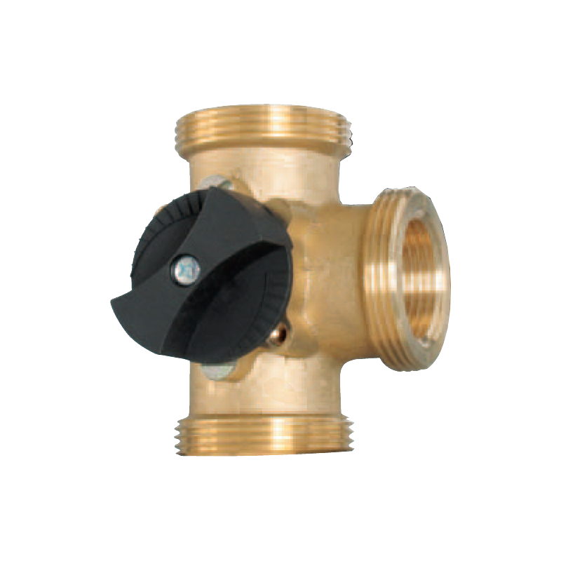 Vanne 3 voies laiton 1'' 1/2 Ø32 Filetage extérieur