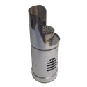 Terminal horizontal coaxial - Ø 80/130