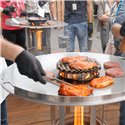 Cercle pour plaque de cuisson pour barbecue à granulés Haussler