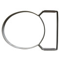 Collier de fixation mural  - Ø 80