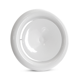 Grille ventilation d'air chaud blanche - Ø 125 mm