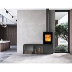Porte pour banc de poêle à bois Paterno Integra W