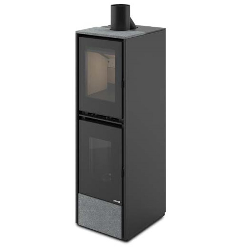 Poêle mixte bois et pellets Paterno Integra Stone Poêle mixte bois et pellets Paterno Integra Stone