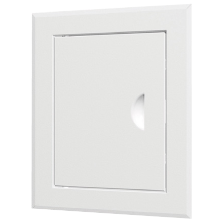 Trappe de visite acier blanc 20x25 cm