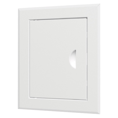 Trappe de visite acier blanc 20x20 cm