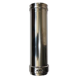 Longueur droite 500 mm simple paroi inox - Ø 150