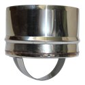 Bouchon de condensation simple paroi inox femelle   - Ø 200