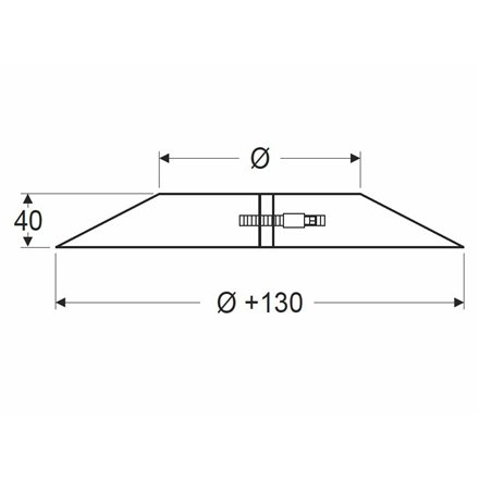 Collet anti-intempérie - Ø 200