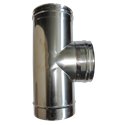 Té à 90° femelle simple paroi inox - Ø 200