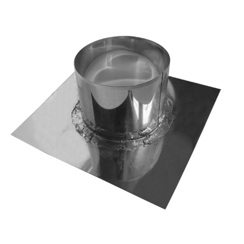 Solin inox pour toit terrasse - Conduit Ø 230