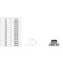 Solin inox pour toit terrasse - Conduit Ø 300