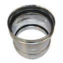 Manchette femelle/femelle simple paroi inox - Ø 350 mm