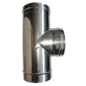 Té à 90° femelle simple paroi inox - Ø 350 Té à 90° femelle simple paroi inox - Ø 350