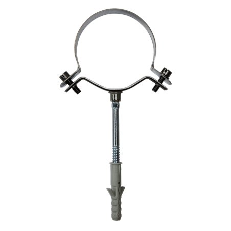 Collier de mur simple paroi inox - Ø 80