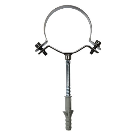 Collier de mur simple paroi inox - Ø 80