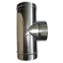 Té à 90° mâle simple paroi inox - Ø 80 Té à 90° mâle simple paroi inox - Ø 80